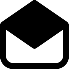 Open Envelope Svg Line Art, Free Vectors File